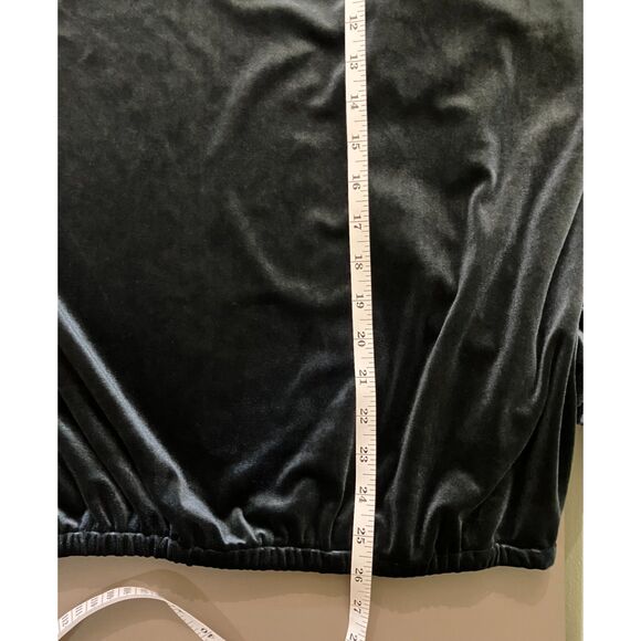 NWT World Market velour one sleeve pullover top - Picture 8 of 9